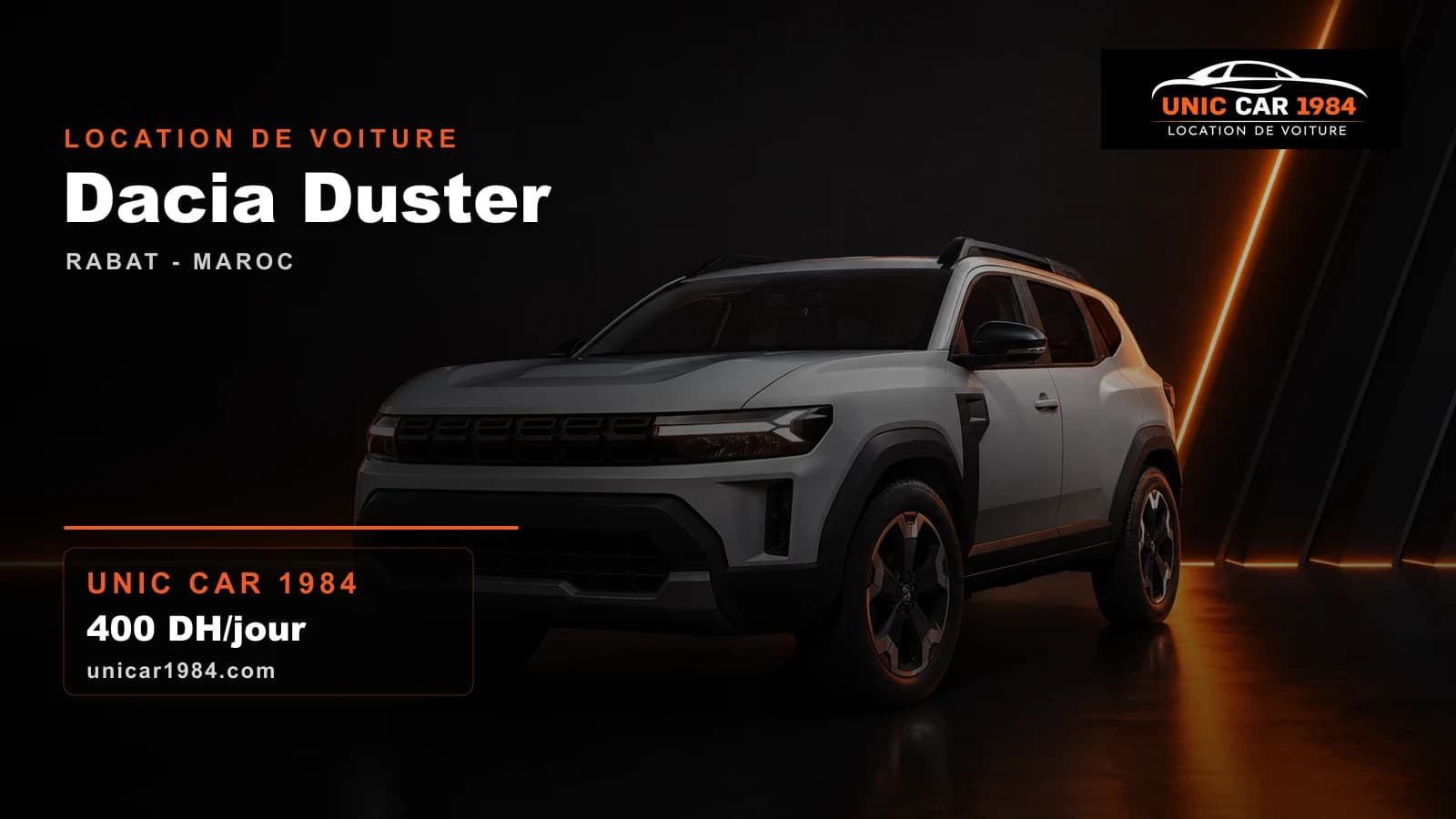 Dacia Duster disponible à la location à Rabat