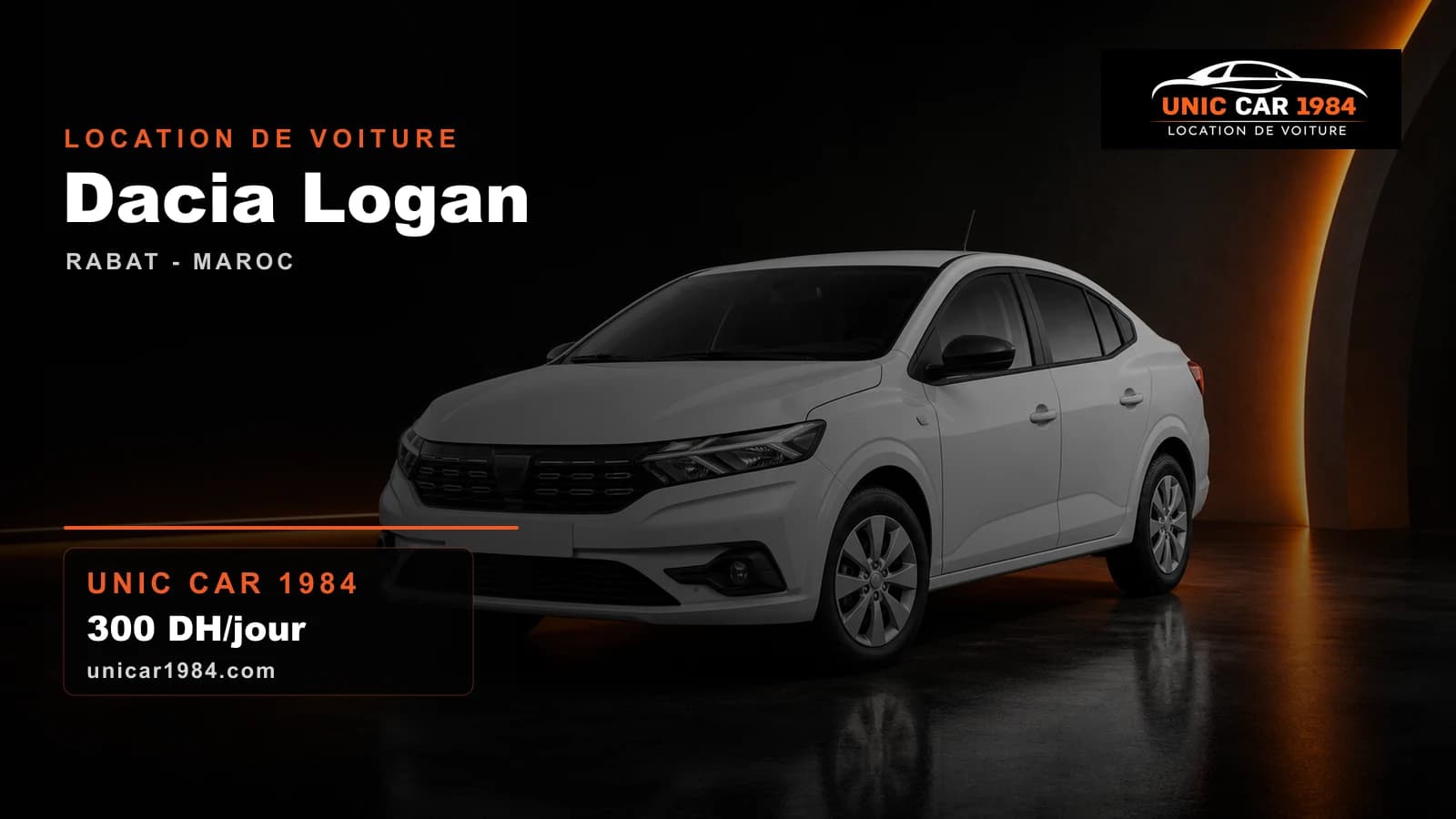 Dacia Logan disponible à la location à Rabat