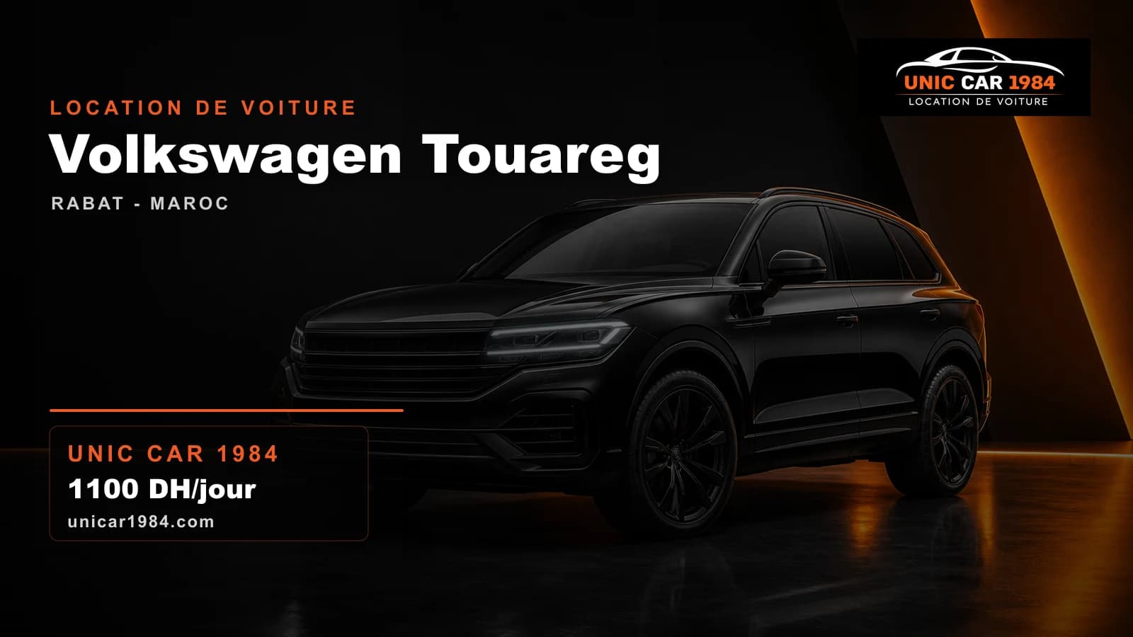 Volkswagen Touareg disponible à la location à Rabat